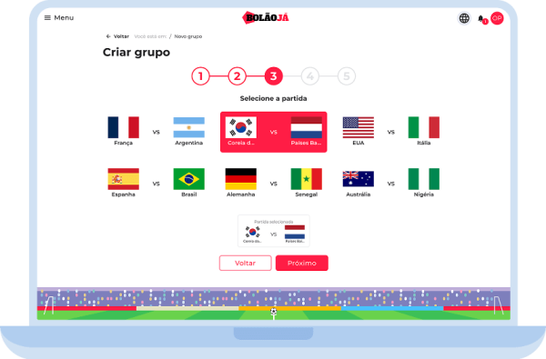 Jogue o Bolão da Copa do Mundo de 2026 com o Bolãojá